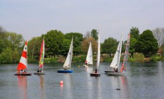 If you'd like to sail during a race: join the race!